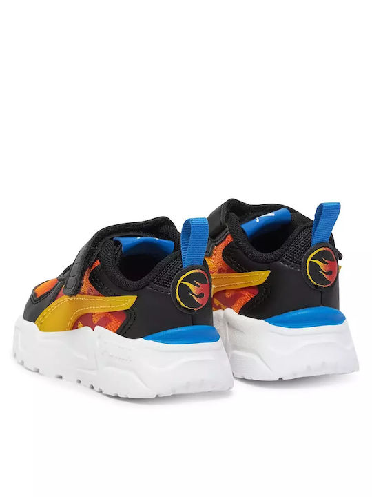 Trinity Lite Kids Sneakers with Scratch Black