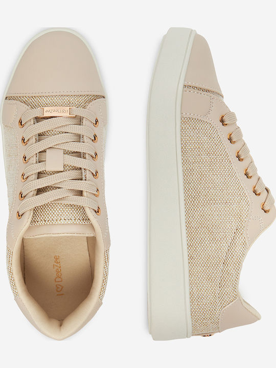 Damen Sneakers Beige