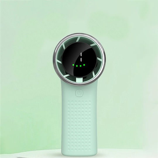 Mini Tragbarer Ventilator A8 LED-Anzeige 5 Geschwindigkeiten Usb-c 3600mAh Batteriekapazität Leise Kompakt Schwarz
