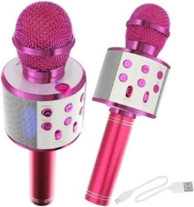 Μικρόφωνο Karaoke Ασύρματο Ροζ