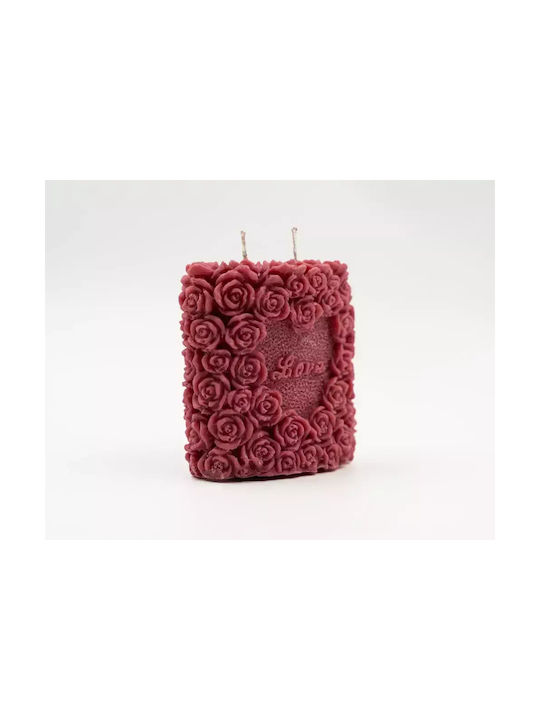 Leather Creations XK Aromatische Soja Kerze mit Pulver Duft