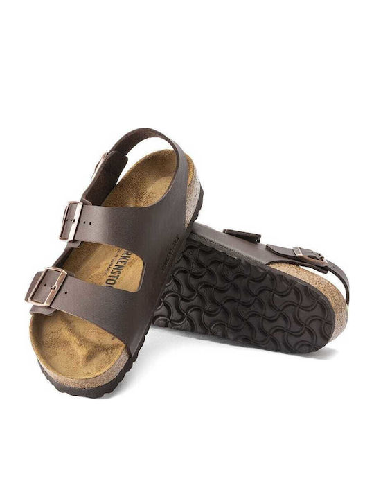 Bs Classic Milano Bf Men's Sandals Brown Narrow Fit