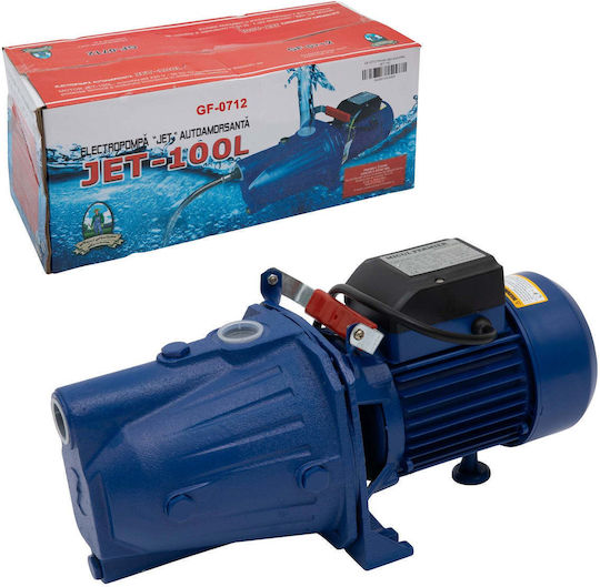 Pompa de apă de suprafață electrică Centrifugal cu aspirație automată 1500W Cu o singură fază