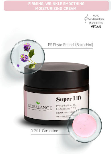 Alpaya Dermaceuticals Super Lift 1% Phyto-Retinol + 0.2% L-Carnosine Light Cremă de față tonifiere cu Retinol și Colagen 50ml