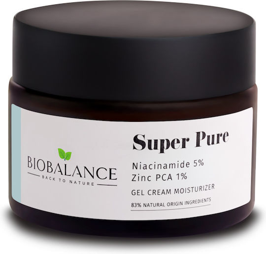 Alpaya Dermaceuticals Super Pure Niacinamidă 5% + Zinc PCA 1% Light Crema de față controlantă împotriva acneei cu niacinamidă 50ml