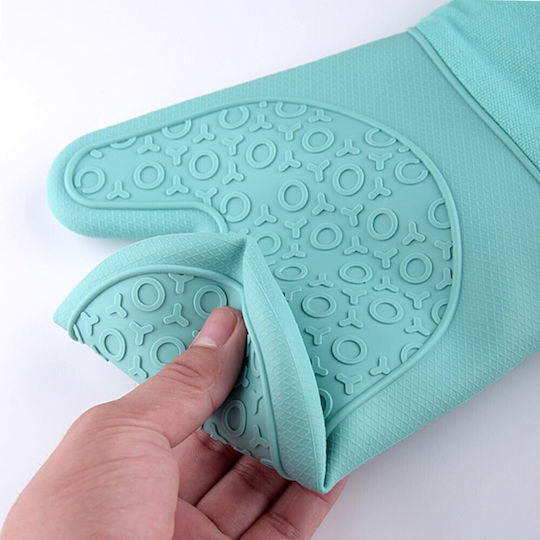 Oven Mitt Silicone Pink 1pcs