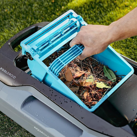 Cecotec Conga Pooldroid Aquaskater Ασύρματη Σκούπα Ρομπότ Πισίνας Τοιχωμάτων με Φίλτρο 4.5lt