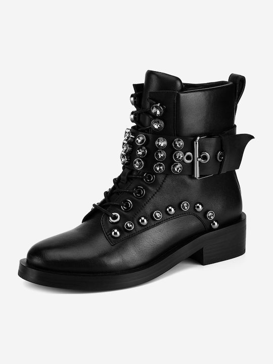 Stiefeletten Damen Schwarz