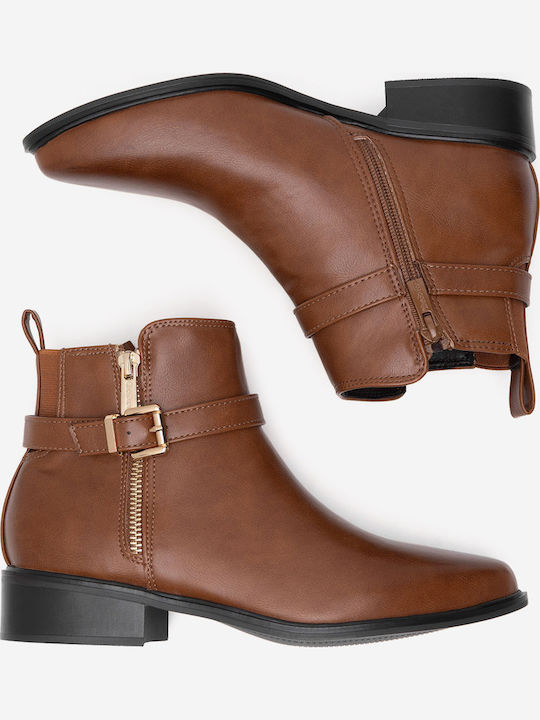 Stiefeletten Damen Braun