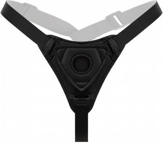 Beige Gebogener Silikonmodell Gurtzeug Easytoys Fetish Collection Strap-Ons Dildo Harness Rillen & Gebogen Beige 14,5cm