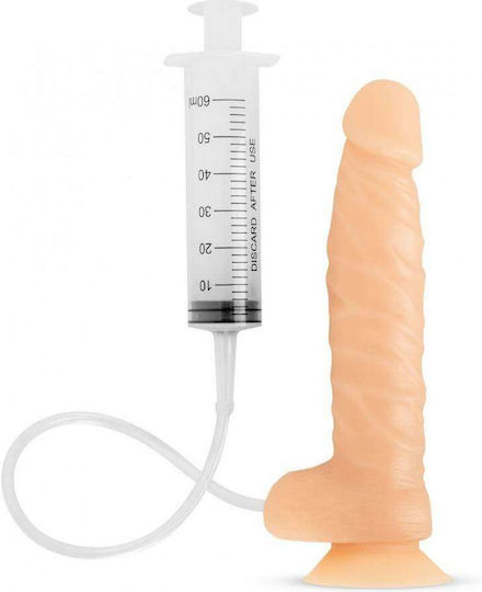 Easytoys Ρεαλιστικό Dildo με Βεντούζα και Δυνατότητα Εκσπερμάτωσης Flesh