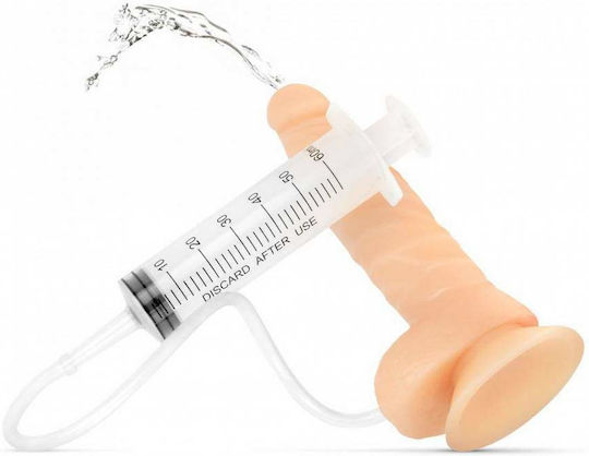 Easytoys Ρεαλιστικό Dildo με Βεντούζα και Δυνατότητα Εκσπερμάτωσης Flesh