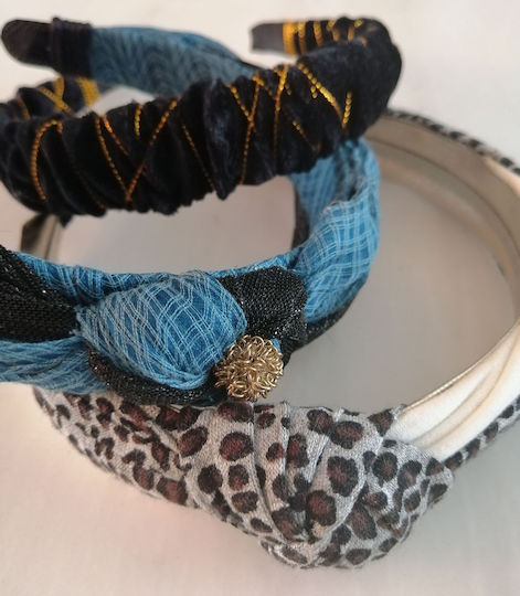 Στέκα Μαλλιών Ύφασμα Animal Print Ενα Κοσμημα Μαλλια