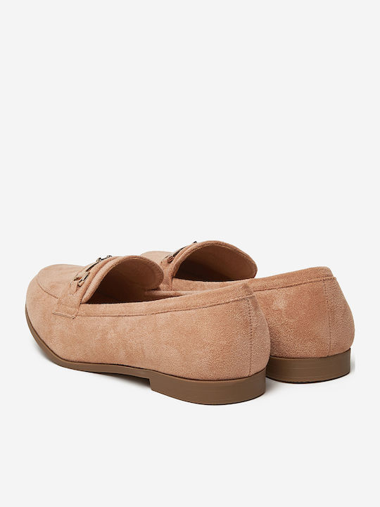 Damen Loafers in Beige Farbe