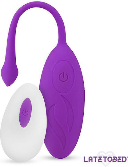 LateToBed Molka Vibrator Ei mit Fernbedienung 17,5cm Lila