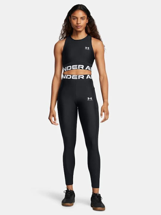 Training Women's Cropped High Waist Leggings Black