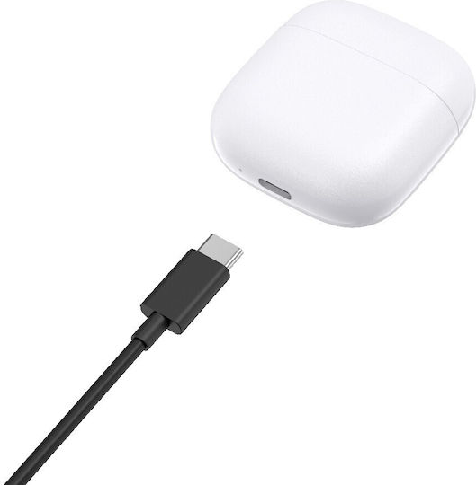 Edifier X2 Plus Earbud Bluetooth Handsfree Ακουστικά με Αντοχή στον Ιδρώτα και Θήκη Φόρτισης Λευκά
