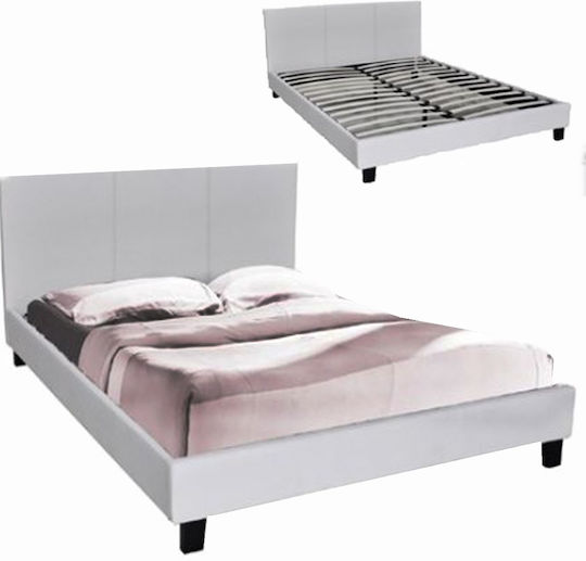 Wilton Κρεβάτι Μονό για Στρώμα 90x190cm Λευκό Wilton Κρεβάτι Μονό για Στρώμα 90x190cm Λευκό
