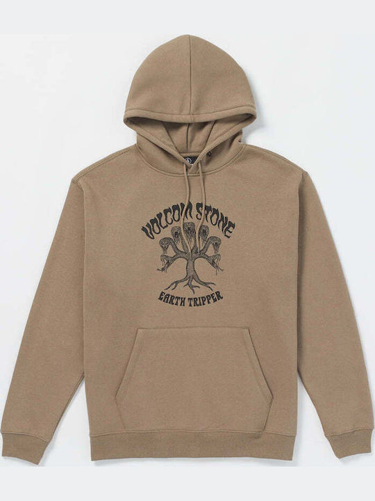 Watanite Sweatshirt mit Kapuze Teak