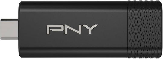PNY 256GB USB 2.0 Stick with connection USB-C Black