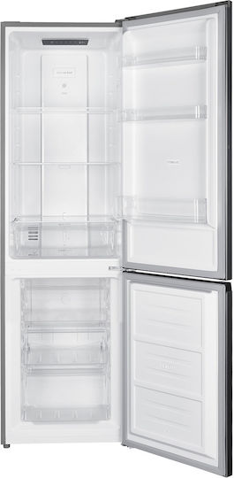Crown Fridge-Freezer 253lt NoFrost H180xW55xD60cm Inox CBN265EIX