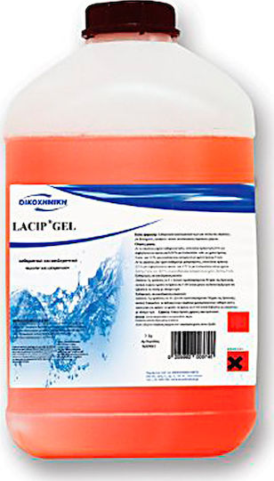 Ikochimiki Lacip Gel Professional Cleaning Liquid for Stainless Surfaces Disinfectant 5lt