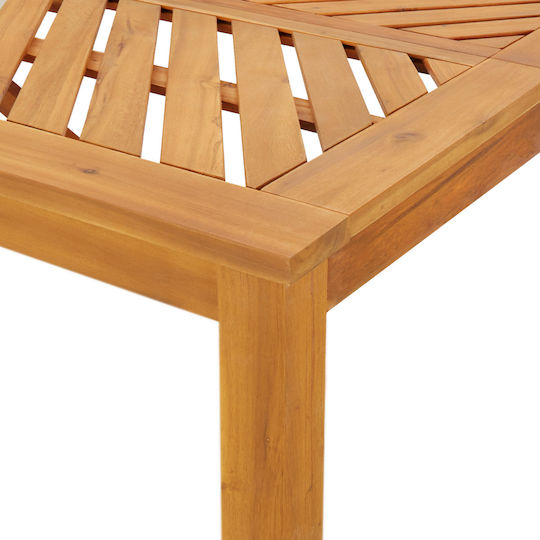 Garten- und Outdoor-Möbelsets Typsatz Speisesaal 7 Stück Braun