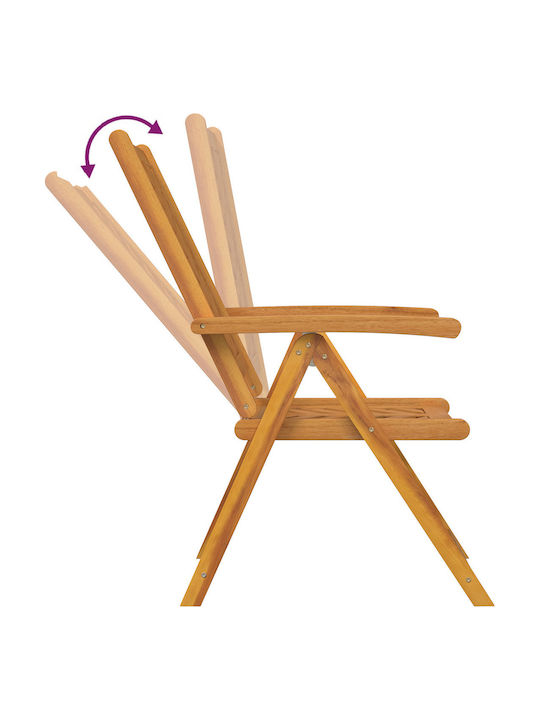 Garten- und Outdoor-Möbelsets Typsatz Speisesaal 7 Stück Braun