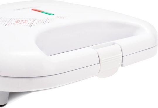 Daewoo Sandwichmaker für for 2 Sandwiches Sandwiches 800W Weiß