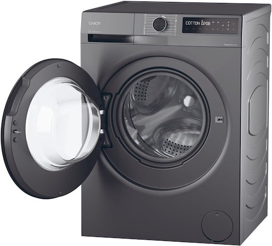 Candy Washing Machine 10kg 1400 Rounds Proactive Wash Gray BR 410B8G-S