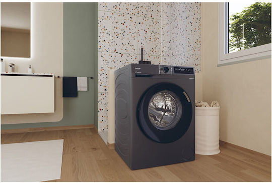 Candy Washing Machine 10kg 1400 Rounds Proactive Wash Gray BR 410B8G-S