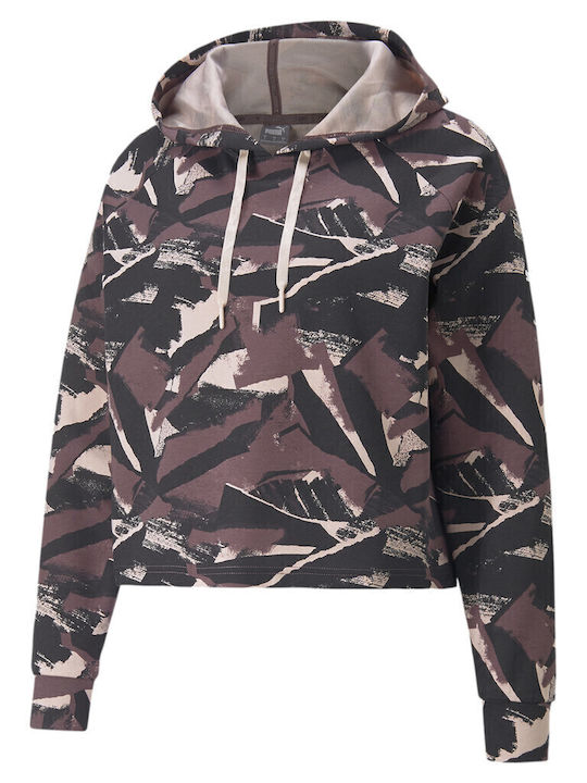 Modern Sports Long Women's Sweatshirt Hooded Multicolour