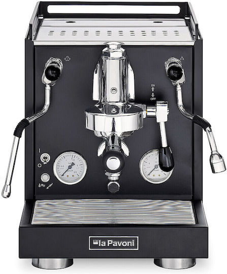 La Pavoni New Cellini Evolution Μηχανή Espresso 1520W Πίεσης 20bar Μαύρη