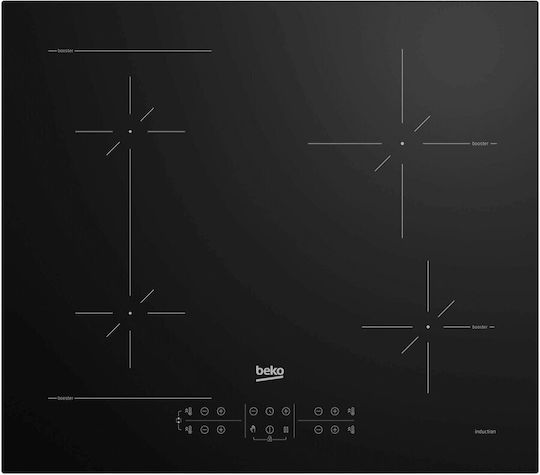 Beko Индукционен котлон Автономен с Функция за заключване 60x52εκ.