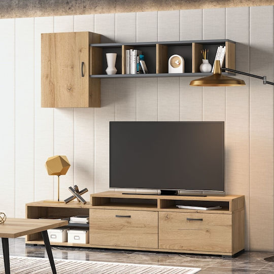 Wohnzimmer TV-Einheit No43 Ink L180xB44.5xH33cm