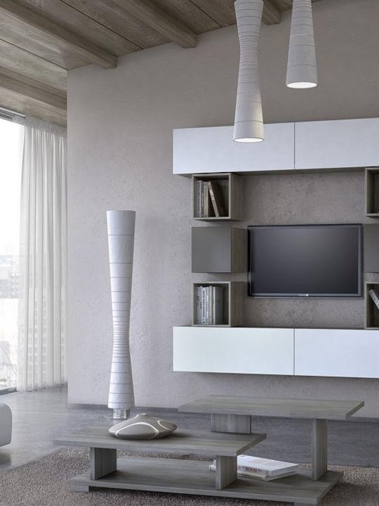 Σύνθετο Σαλονιού Smart No 8A Λευκό Μ202xΒ45xΥ200εκ.