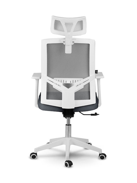 Rotar Reclining Office Chair with Adjustable Arms Gray Sofotel