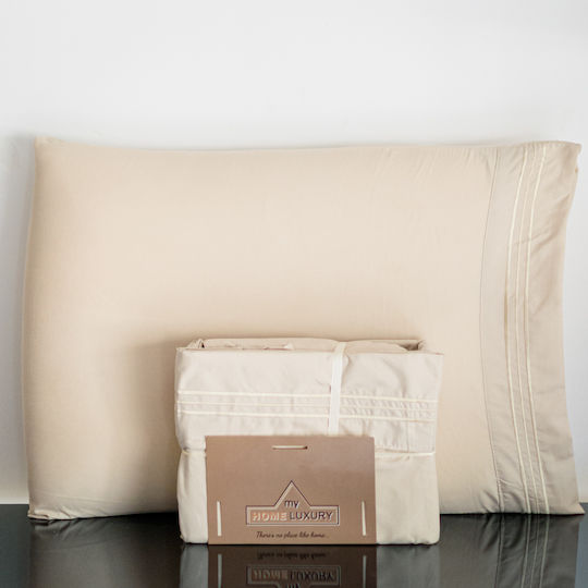 My Home Luxury Set Queen 220x240 Beige