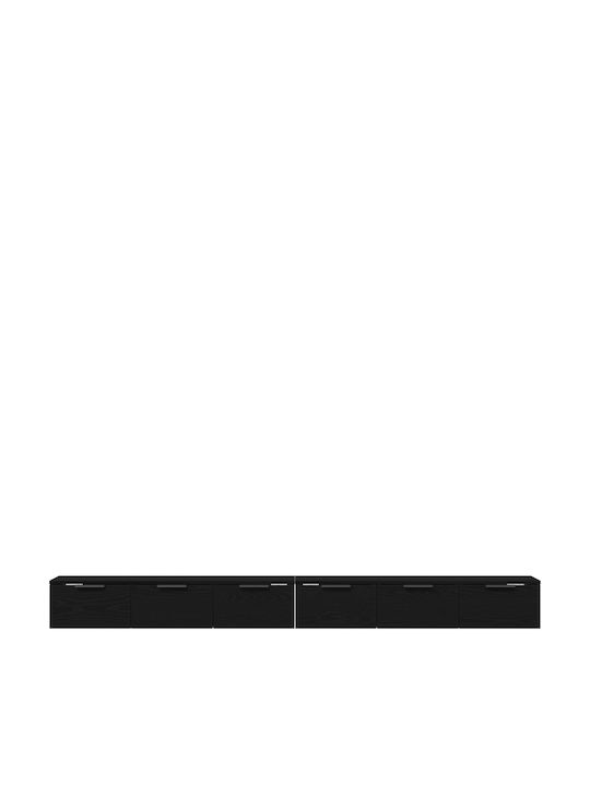Телевизионно Мебелче Черно Д102xДл30xВ20см