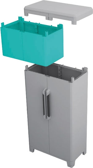 Double Door Plastic 43.6x41.8x78cm Double Door Plastic 43.6x41.8x78cm