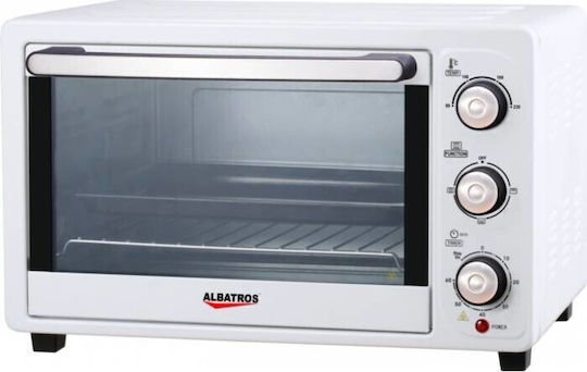 Albatros Electric Countertop Oven 35lt No Burners White