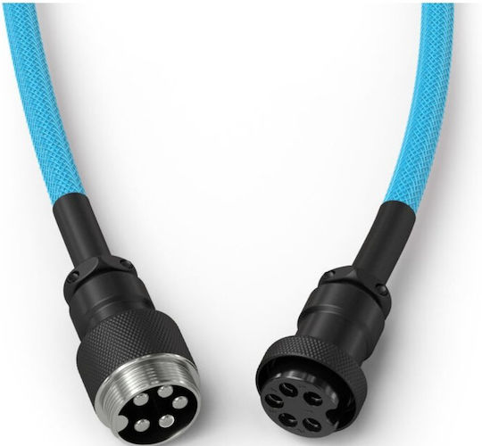 Gata-2811 Ausziehbares USB 2.0 Kabel USB Typ-C männlich - USB-A Blau