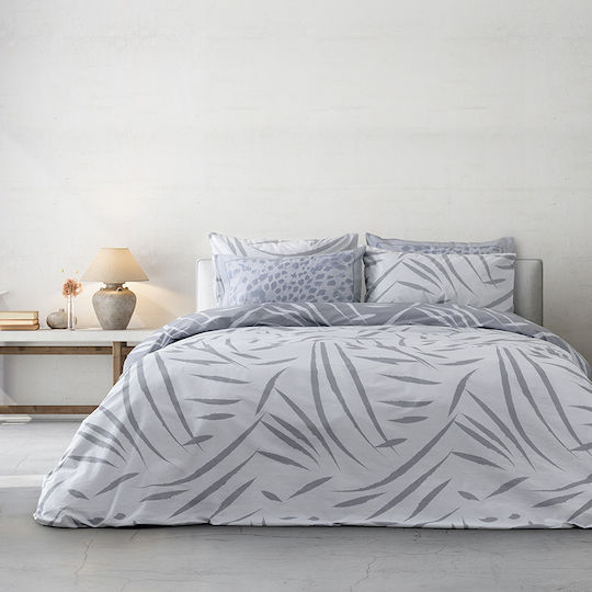 Nima Malik Coverlet Queen Size Cotton Gray 220x240cm