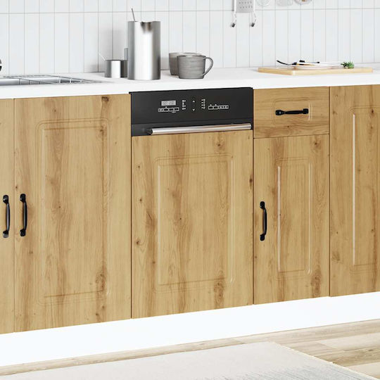 Vidaxl Панел за съдомиялна Kalmar Artisan Oak 45x1.5x67 см