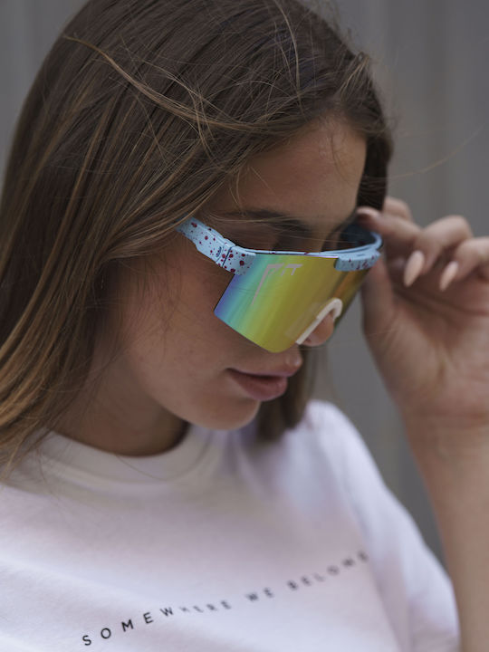Ghetto Unisex Γυαλιά Ηλίου με Κόκκινο Σκελετό HS2047 Red