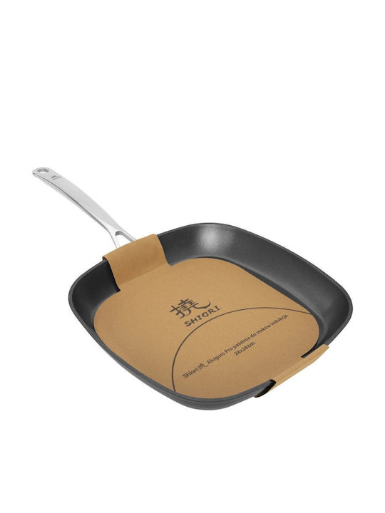 Shiori Aluguss Pro Grill Pan from Aluminum with Ceramic Coating