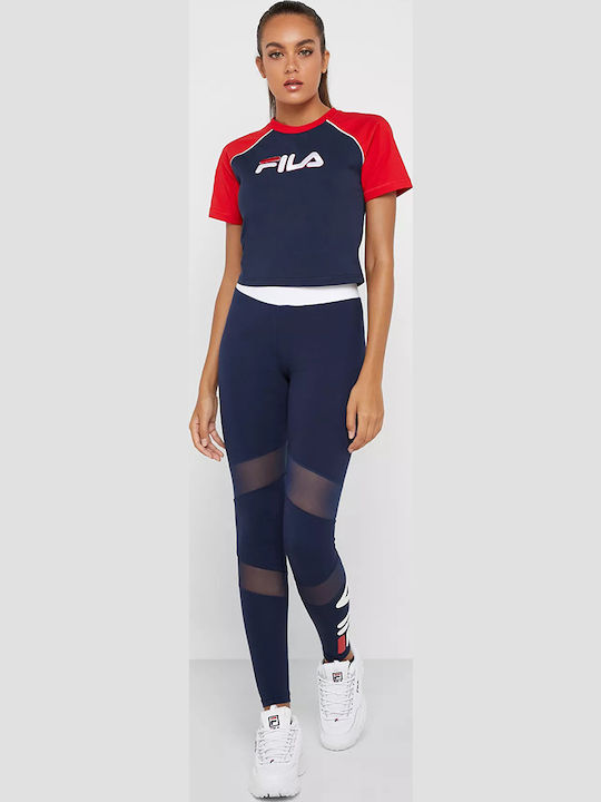 Amara Women's Long Training Legging Navy Blue