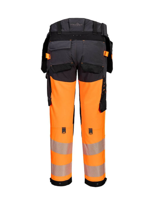 Portwest Pantaloni De Lucru Reflectorizanți Portocalii