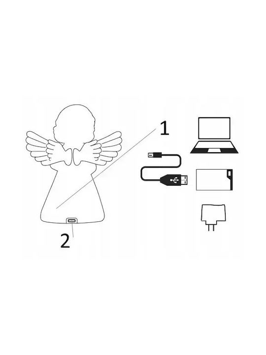 Ecolight White Night Lamp