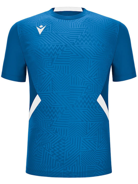 Sportliche Herrenbluse Kurzarm Blaue